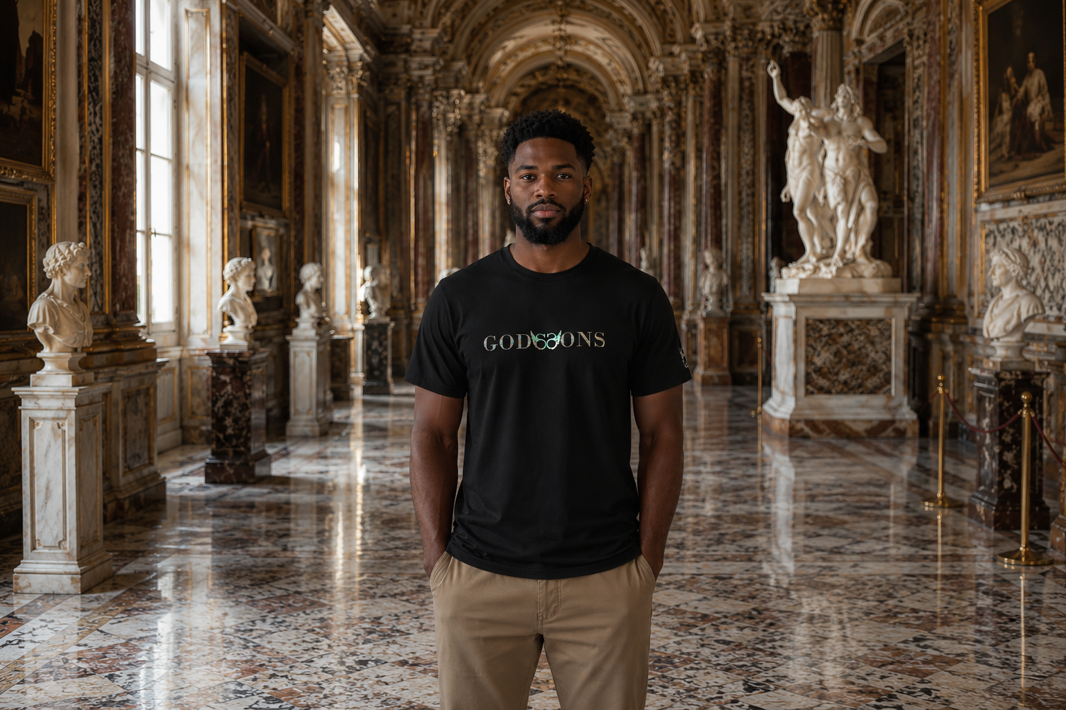 Godssons SS Glow Black T-shirts